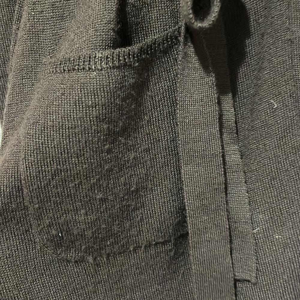 Tahari Long Robe Style Cardigan - Picture 5 of 10
